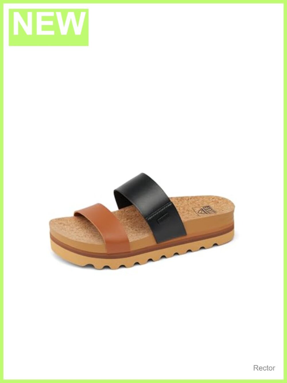 Reef Womens Platform Slide Sandals with Arch Support - Ultra Cushion Footbed